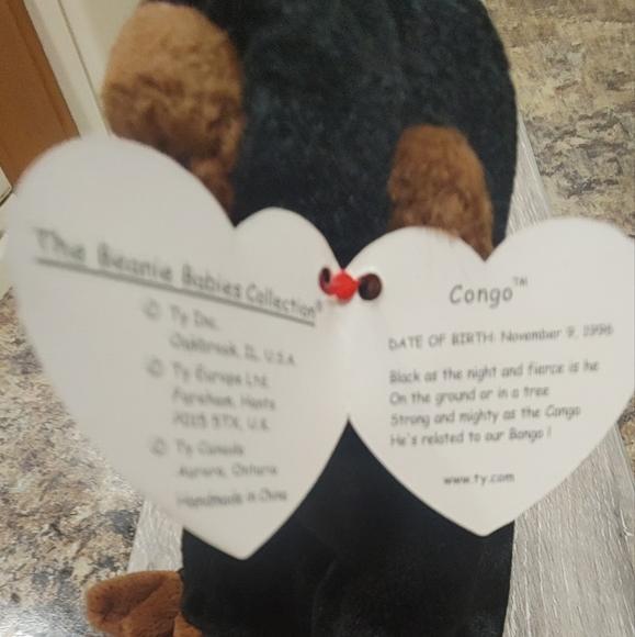 Ty Beanie Baby " Congo" Collectible - Picture 5 of 5